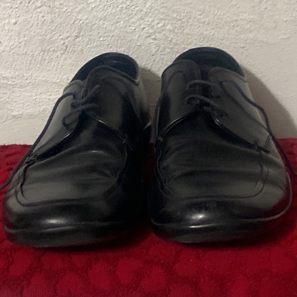 Prada Leather Italy tie👞Mens 9+PRADA Case 6”x2.25Dx2.5W - Picture 14 of 17